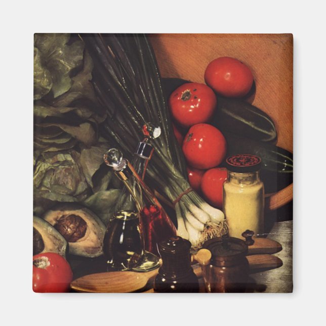 Imán Invernadero de alimentos (Frente)