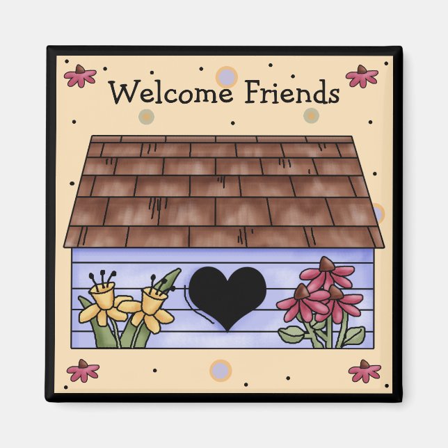 Imán Invernadero de la casa de aves (Frente)