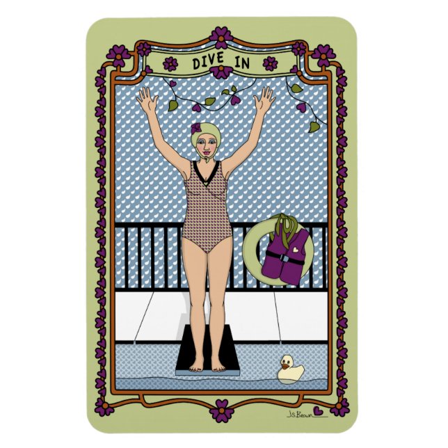 Imán Invertir en_A_4x6 Refrigerador Magnet (Vertical)