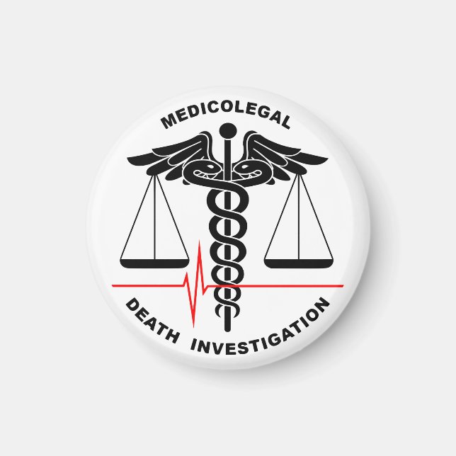 Imán Investigación de muerte médica (Frente)