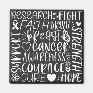 Imán Investigación sobre el cáncer de mama y lucha en b