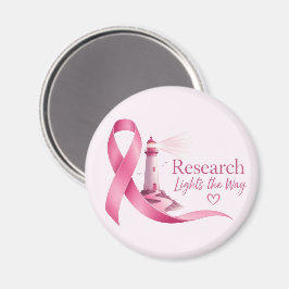 Imán Investigación sobre el lazo rosa de concienciación