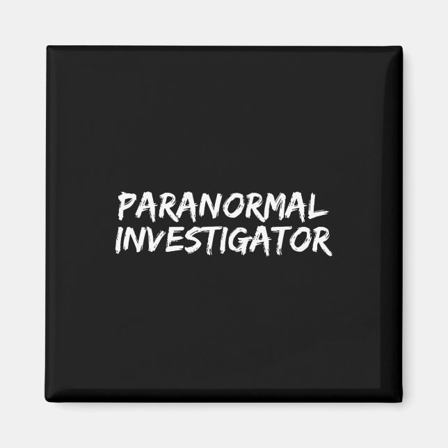 Imán Investigador paranormal Fantasma Caza EVP Hallowee (Frente)
