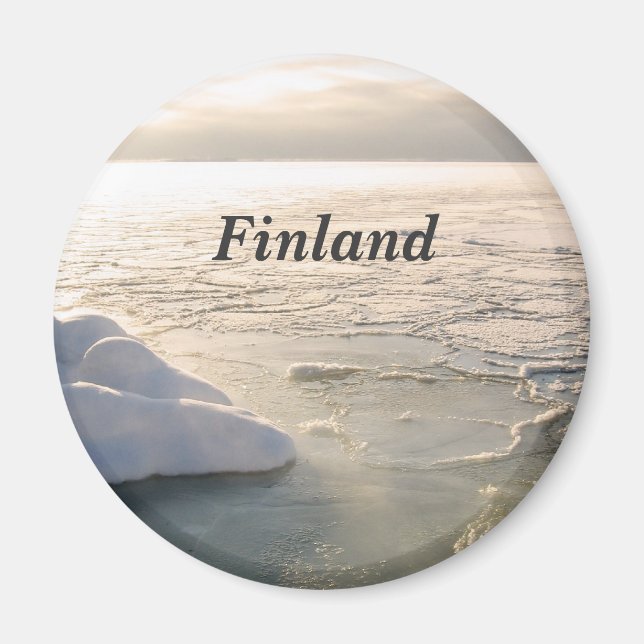 Imán Invierno de Finlandia (Frente)