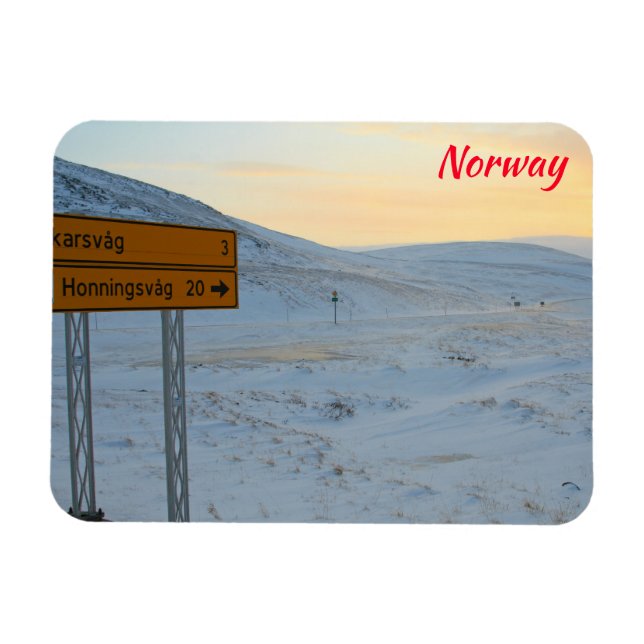 Imán Invierno de Noruega (Horizontal)