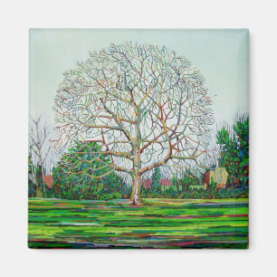 Imán Invierno del árbol del arco