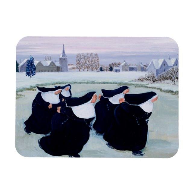 Imán Invierno en el Convento (Horizontal)