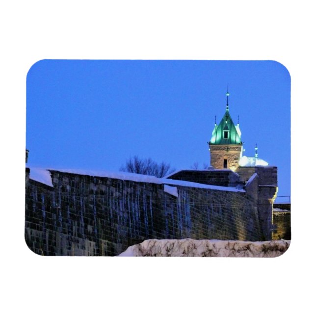 Imán Invierno en Quebec, Canadá (Horizontal)