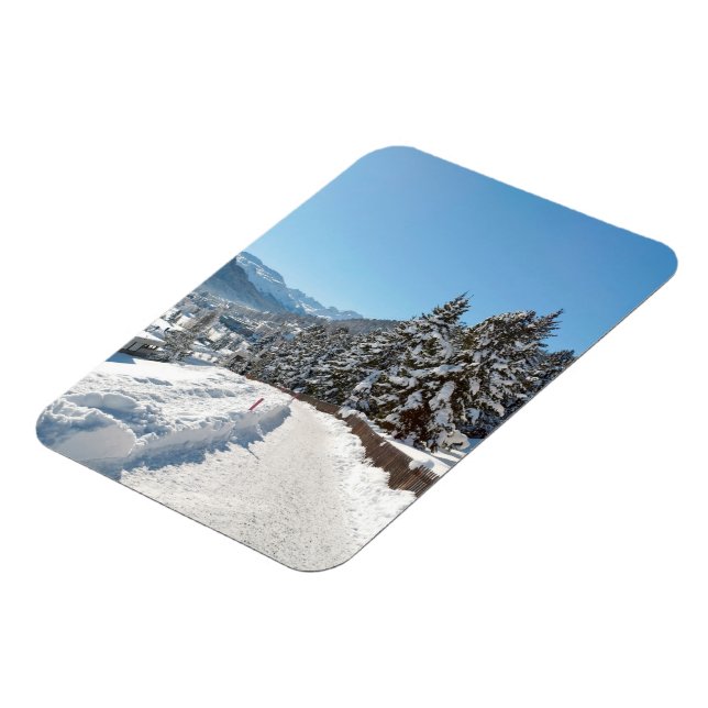 Imán Invierno en St. Moritz (Lado Izquierdo)