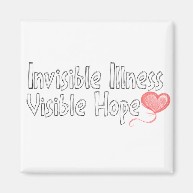 Imán Invisible Illness Magnet (Frente)