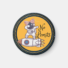 Imán Invitación a bañar a las niñas sin límites