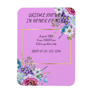 IMÁN INVITACIÓN A DUCHA DE NOVIA