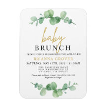 Invitación a Eucalyptus Baby Shower Brunch