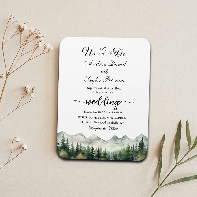 Imán Invitación a la boda de 'We Do' (Subido por el creador)