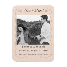 Imán Invitación a la boda simplemente católica