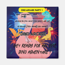 Imán Invitación a la fiesta de cumpleaños - Magnet