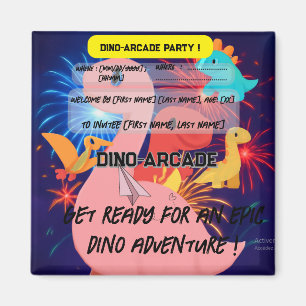 Imán Invitación a la fiesta de cumpleaños - Magnet