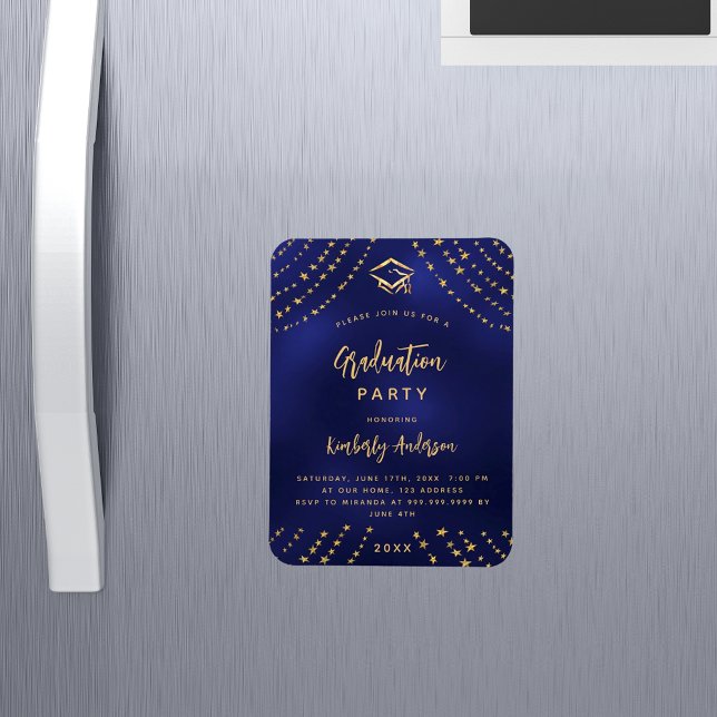 Imán Invitación a la fiesta de graduación de estrellas  (Subido por el creador)