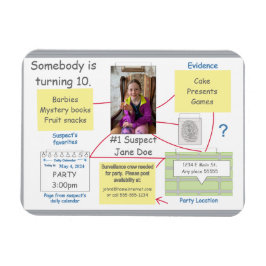 Imán Invitación a la Junta para la resolución de crímen