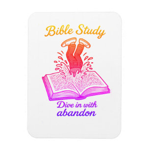 Imán Invitación a un estudio de la biblia