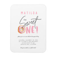 Invitación a una fiesta de cumpleaños de donut dul