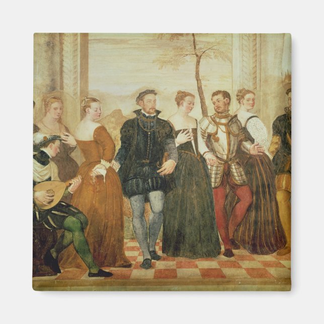 Imán Invitación al baile, 1570 (Frente)