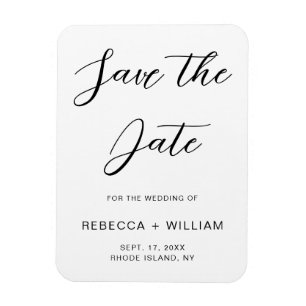 Imán Invitación de boda personalizada