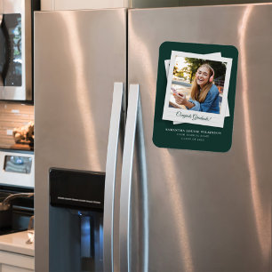 Imán Invitación de fotos de graduación 2025