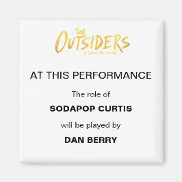 Imán Invitación de metro de Broadway