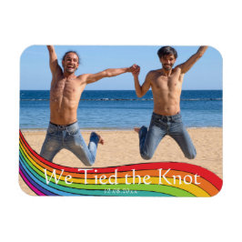 Imán Invitación del Boda de fotos del mismo género en e