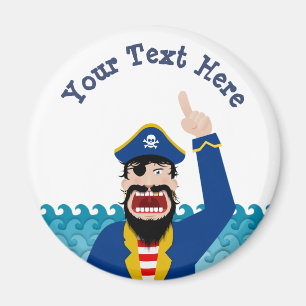 Imán Invitación pirata