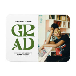 Imán Invitación Retro Grad