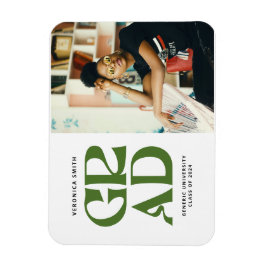 Imán Invitación Retro Grad