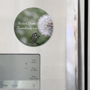 Imán Invitaciones y favores a la boda de flores silvest