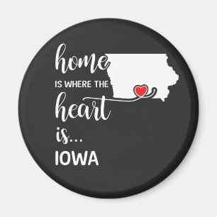 Imán Iowa hogar es donde está el corazón