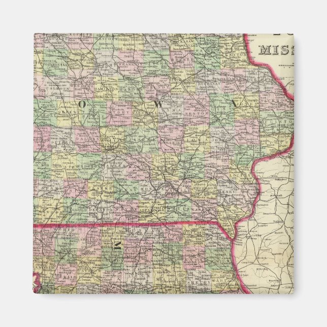 Imán Iowa, Missouri (Frente)