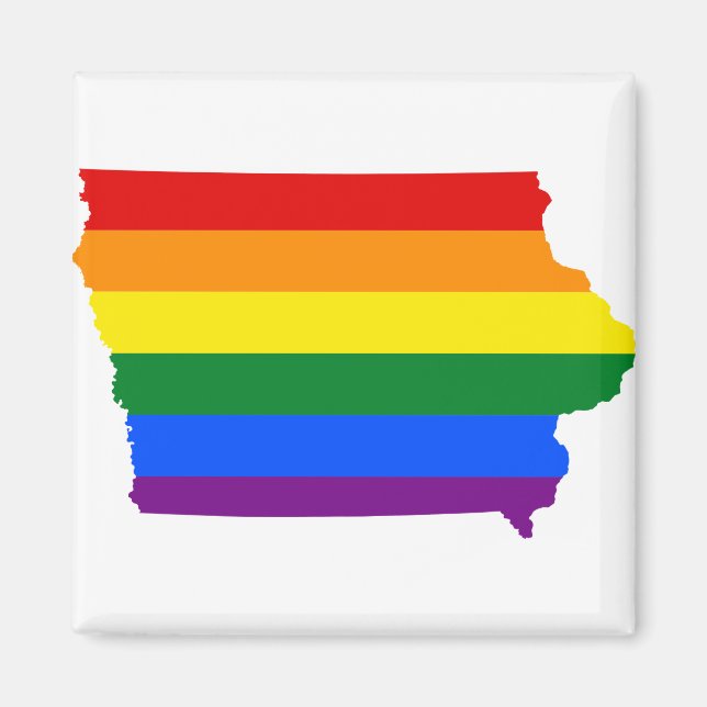 Imán Iowa Pride (Frente)
