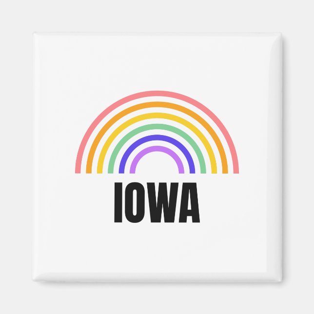 Imán Iowa - Universidad de Iowa - Iowa Hawkeye (Frente)