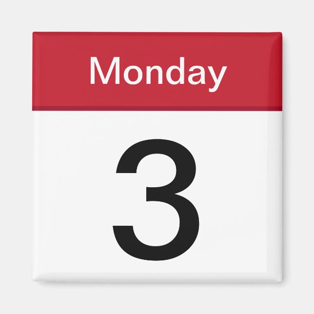 Imán iPhone App Magnet - Calendario - Personalizable (Frente)