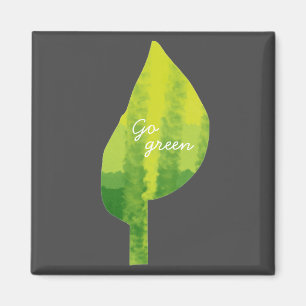 Imán Ir diseño ecológico ecológico de la hoja de diseño