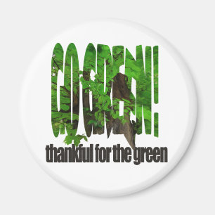 Imán Ir Green Old Tree Thick Brands Green And Sun