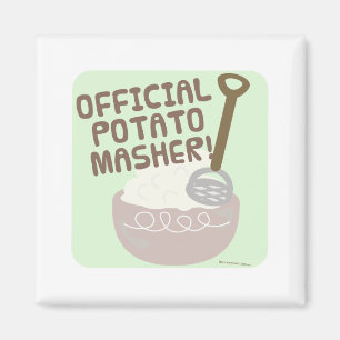 Imán Ir oficial de la papa Masher Go
