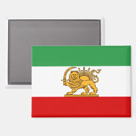 Imán IRAN Lion and Sun Flag Magnet