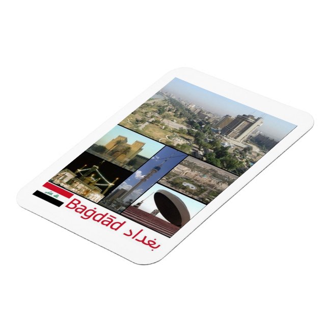 Imán Iraq - Mosaico de Bagdad - Magnet (Lado Izquierdo)