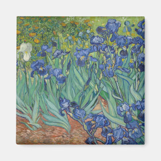 Imán Iris Blue Green Yellow Van Gogh