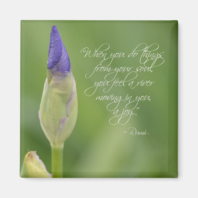 Imán Iris con cotización (Frente)