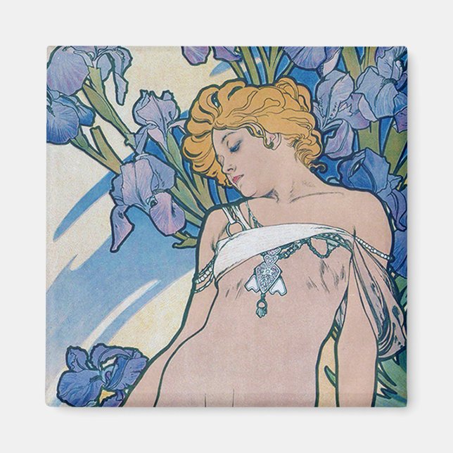 Imán Iris (Cuatro Flores), Alphonse Mucha (Frente)