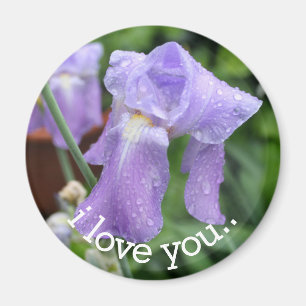 Imán iris.gotas. te amo.