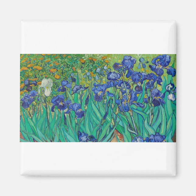 Imán Irises de Vincent van Gogh (Frente)