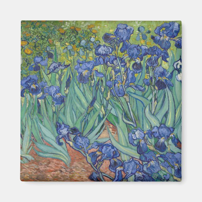 Imán Irises de Vincent Van Gogh (Frente)